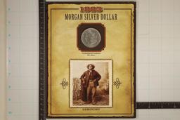 1883 MORGAN SILVER DOLLAR UNC ON GERONIMO