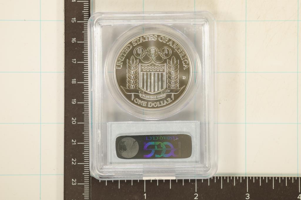 1992-D OLYMPIC US SILVER DOLLAR PCGS MS69