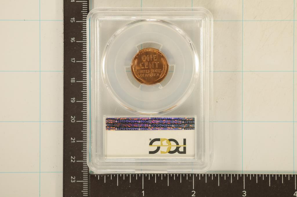 1950-D LINCOLN WHEAT CENT PCGS MS65RD