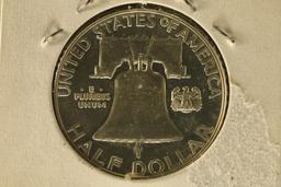 1963 SILVER FRANKLIN HALF DOLLAR. PROOF