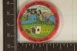 1992 COLLECTORS EDITION CARSON VALLEY INN $5