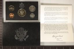 KEY DATE SET 1995 US SILVER PROOF SET (WITH BOX) &