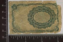1871 10 CENT US FRACTIONAL CURRENCY TOUGHER SHAPE