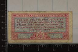 SERIES 471 US MILITARY 10 CENT PAYMENT CERTIFICATE