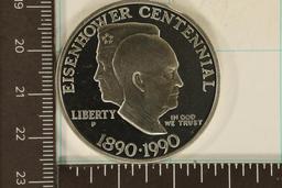 1990-P PROOF US EISENHOWER SILVER DOLLAR