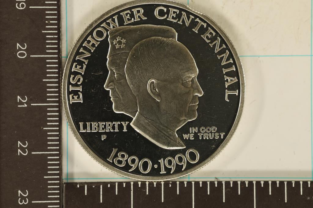 1990-P PROOF US EISENHOWER SILVER DOLLAR