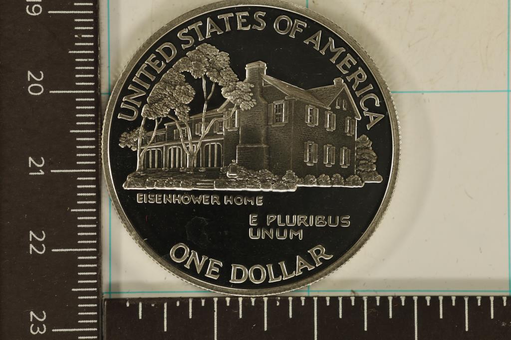 1990-P PROOF US EISENHOWER SILVER DOLLAR