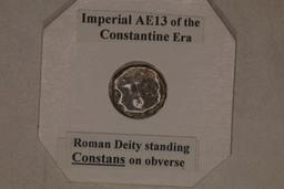 337-350 A.D. CONSTANS ANCIENT COIN ROMAN DEITY