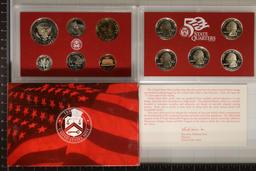 2005 US SILVER PROOF SET (WITH BOX) & CERTIFICATE