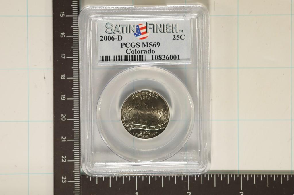 2006-D COLORADO QUARTER PCGS MS69
