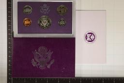 1986 US PROOF SET (WITH BOX) & WITH CERTIFICATE