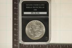 1886 MORGAN SILVER DOLLAR GEM UNC