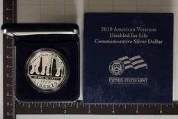 2010-W US PROOF DISABLED AMERICAN VETERANS FOR