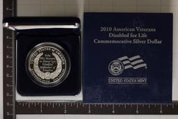 2010-W US PROOF DISABLED AMERICAN VETERANS FOR