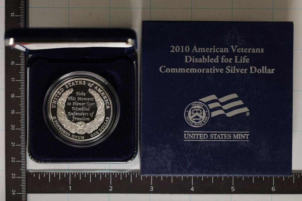 2010-W US PROOF DISABLED AMERICAN VETERANS FOR