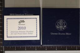 2010-W US PROOF DISABLED AMERICAN VETERANS FOR