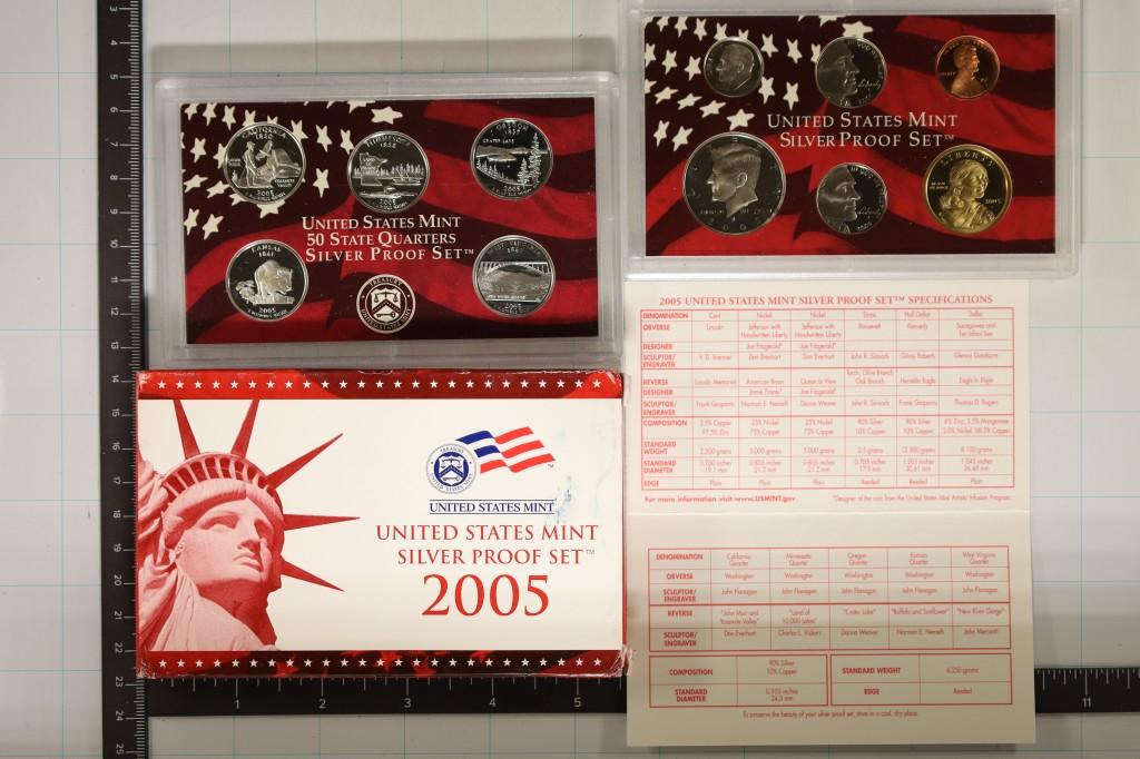 2005 US SILVER PROOF SET (WITH BOX)