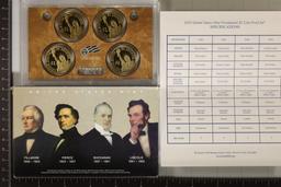 2010 PRESIDENTIAL DOLLAR 4 COIN PF SET WITH BOX