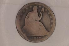 1877 -CC SEATED LIBERTY HALF DOLLAR