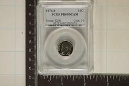 1976-S ROOSEVELT DIME PCGS PR69 DCAM