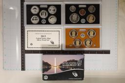2013 US SILVER PROOF SET (WITH BOX) & CERTIFICATE