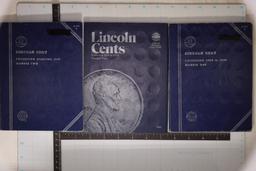 3-LINCOLN CENT WHITMAN ALBUMS 63 COINS TOTAL