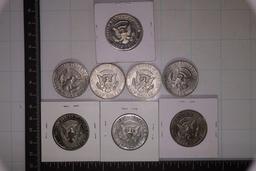 10-KENNEDY HALF DOLLARS: 2-1971-S PF, 1-1977-S PF,