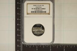 2008-S ARIZONA QUARTER NGC PF70 ULTRA CAMEO