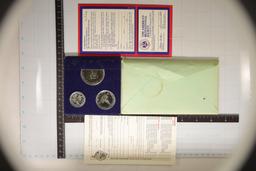 1976 SILVER 3 COIN BICENTENNIAL PF SET MISSING