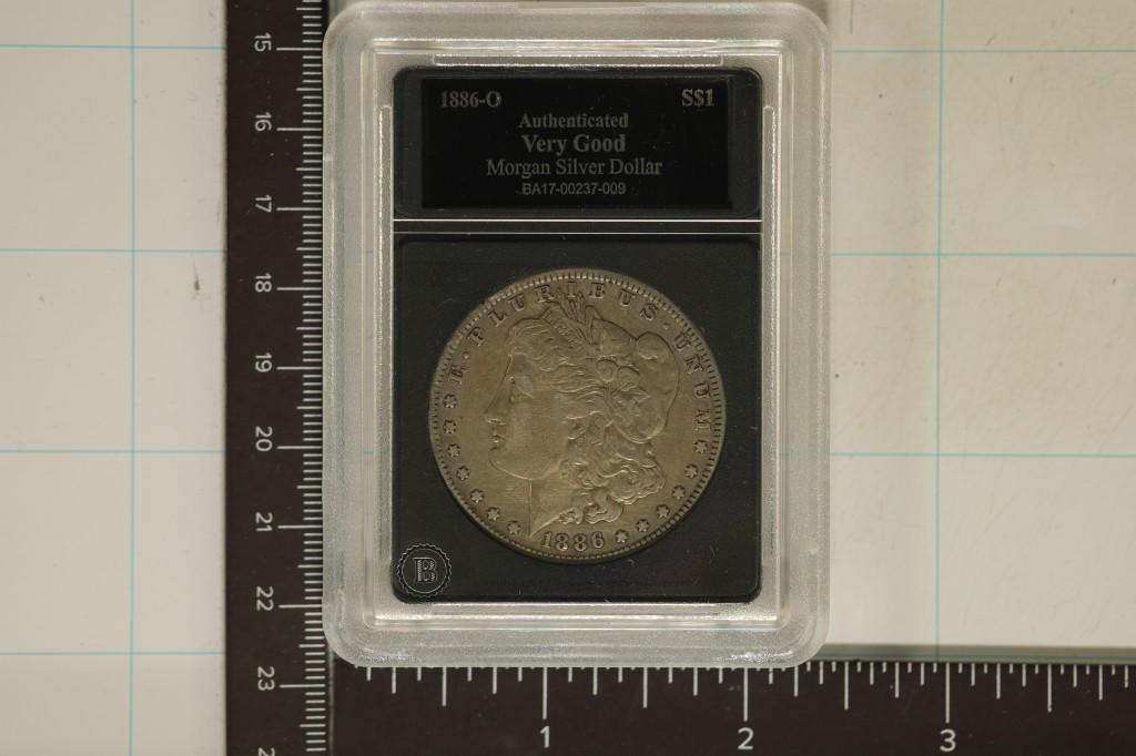1886-O MORGAN SILVER DOLLAR