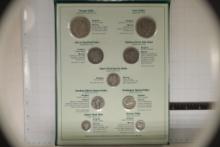 SILVER COINS OF THE SAN FRANCISCO MINT, 9 COIN SET