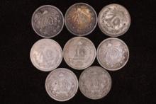 10-SILVER CAP & RAYS MEXICO 10 CENTAVOS .5144