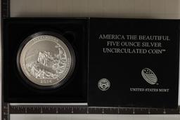 2014-P 5 OZ. SILVER US SHENANDOAH ROUND