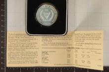1981 GHANA 50 CEDIS PF STERLING SILVER COIN .841