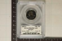 200-S OREGON QUARTER PCGS PR69 DCAM