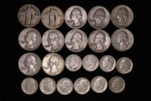 $4 FACE VALUE 90% US QUARTERS & DIMES: THE