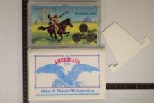 THE AMERICANA SERIES AMERICAN INDIAN 3 COIN SET