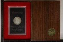 1972 IKE SILVER DOLLAR (BROWN PACK)