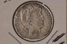 1907-O SILVER BARBER HALF DOLLAR