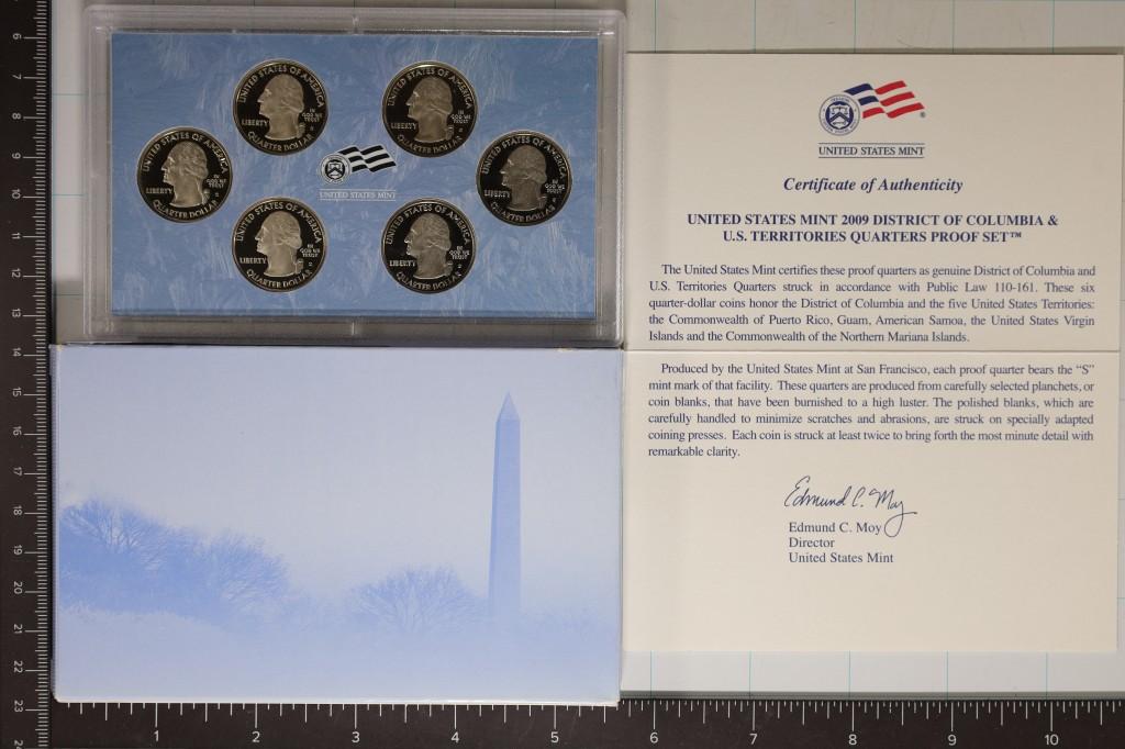2009 DISTRICT OF COLUMBIA US QUARTER SET