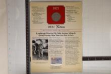 1927-S SILVER WALKING LIBERTY HALF DOLLAR IN INFO