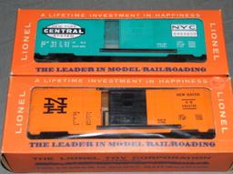 3 Unrun Boxed Lionel Freight Cars