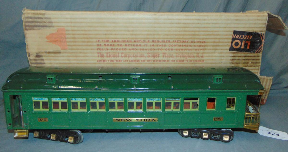 Boxed Lionel 416 New York State Car