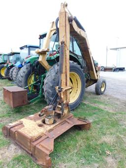 John Deere 6715  Tractor, 2WD, C/H/A, w/ Diamond Side Mower, S/N: A4496351