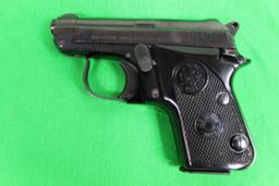 Beretta model 950BS, caliber 22 Short, s/n BER04276T.  Blur finish, thumb s
