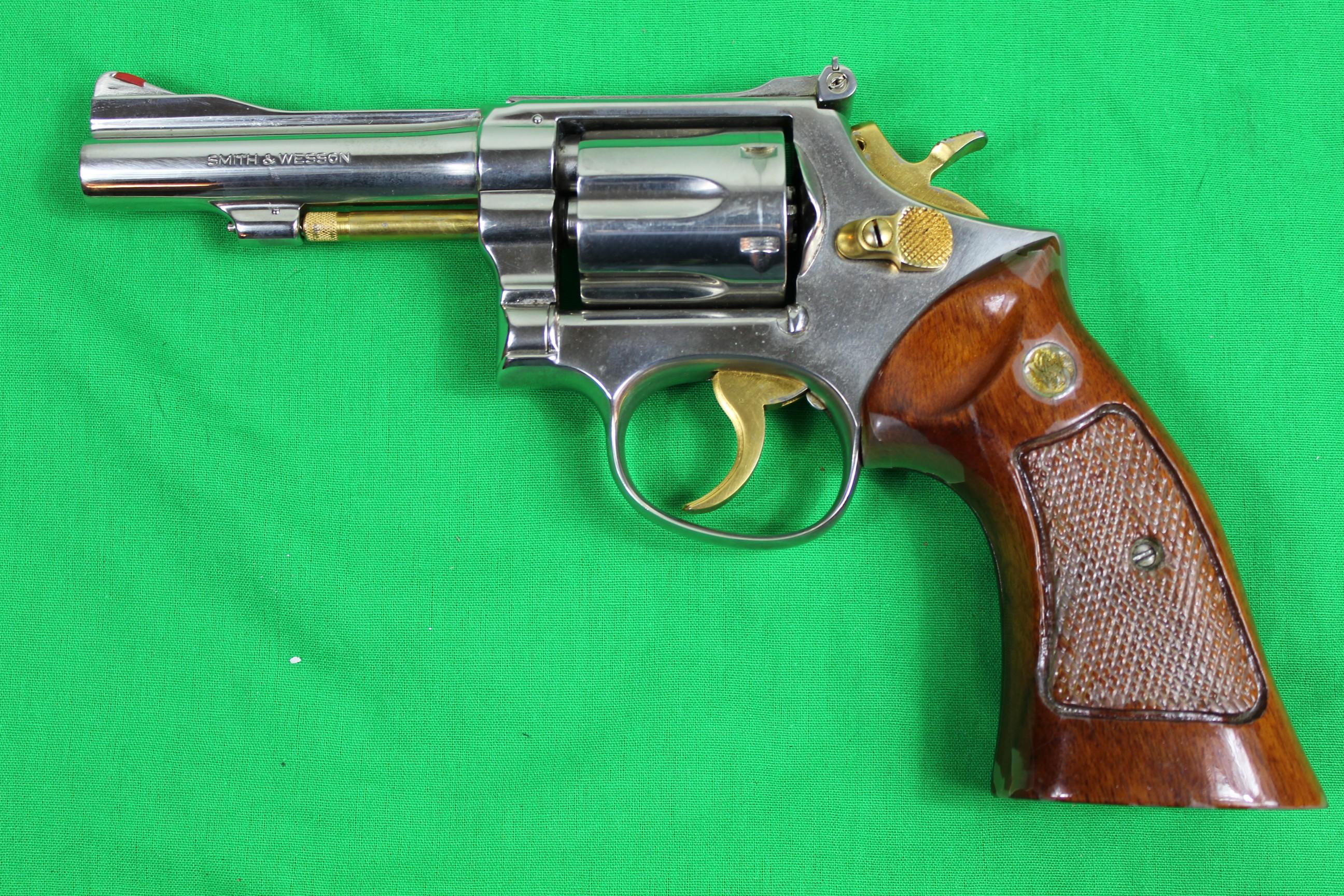 Smith & Wesson Model 15-2 revolver, caliber 38 Special, s/n K523736.  Refin