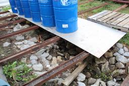 (4) Sheets Of Aluminum Tread Plate 48" X 96"