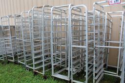 (15) Aluminum Tray Carts