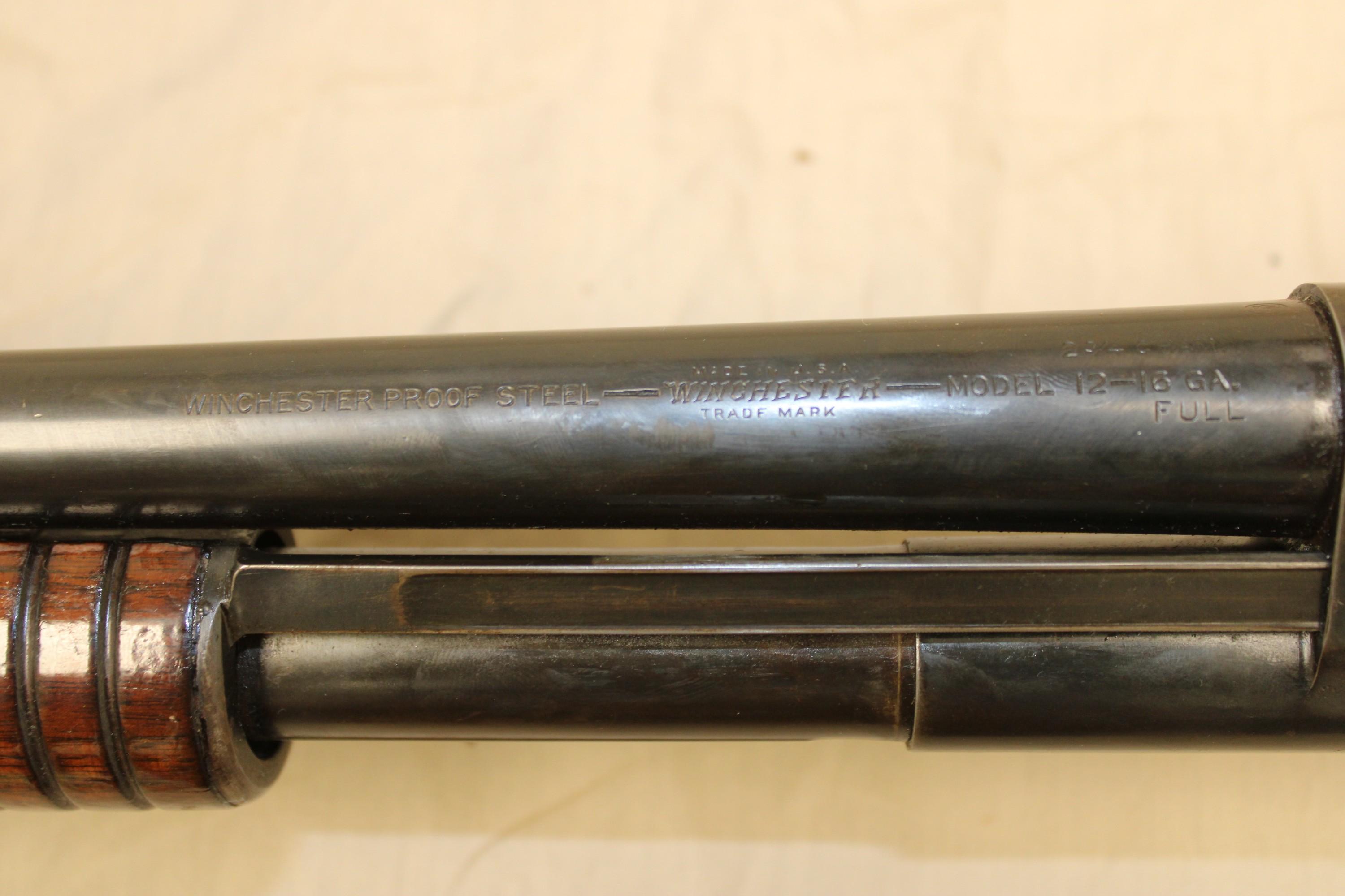 Winchester Model 12, 16 Gauge s/n 800234