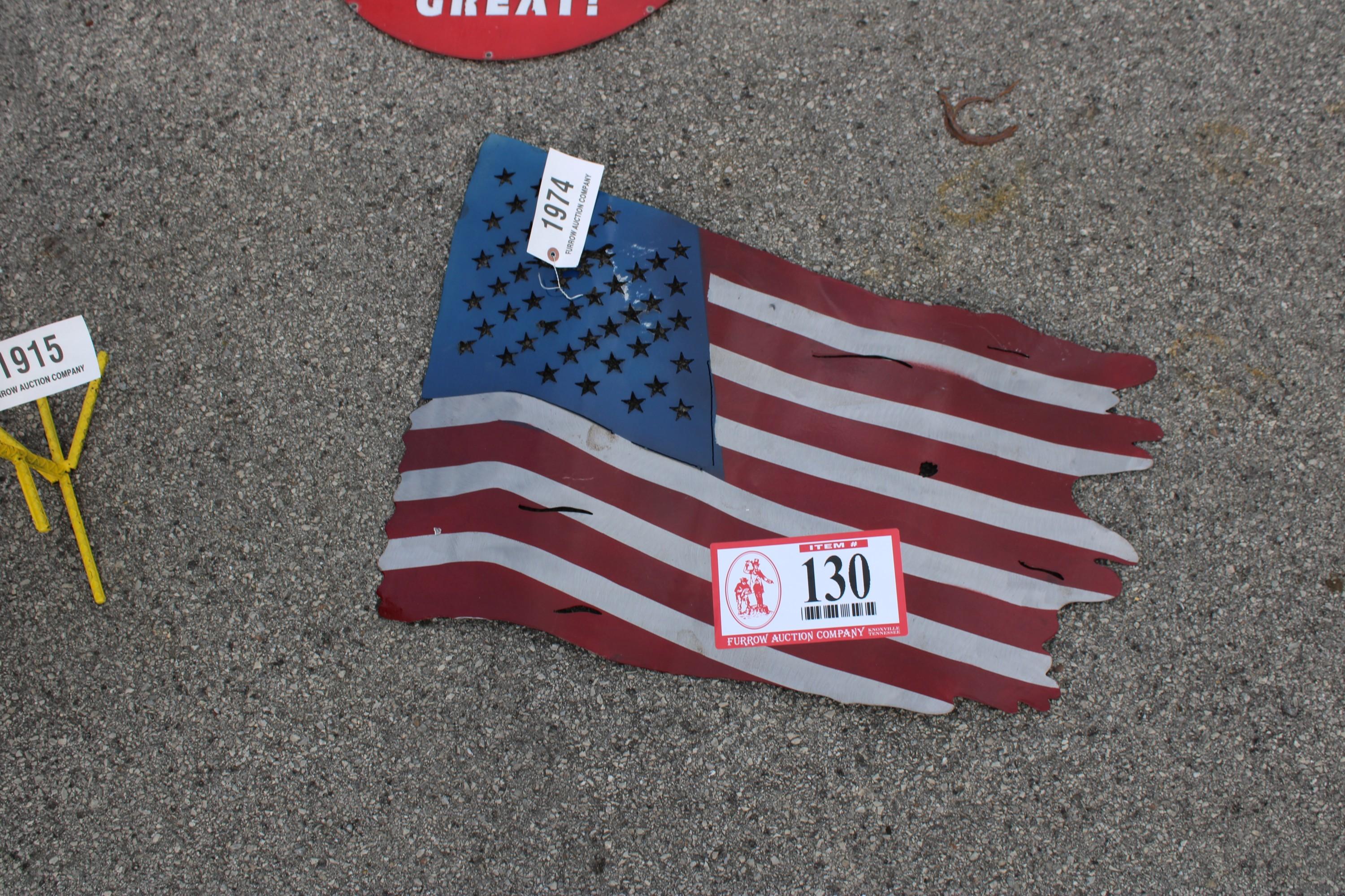 American Flag Sign